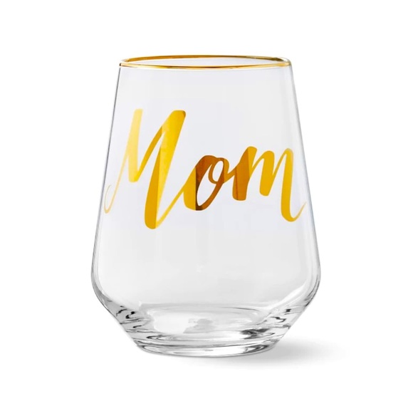Williams Sonoma Other - "Mom" Stemless Wine Glass - by Williams Sonoma